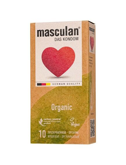 Презервативы органик Organic Masculan, 10шт 