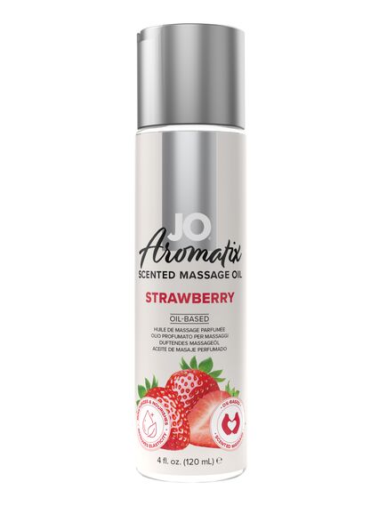 Массажное масло JO - Aromatix - Massage Oil - Strawberry 120 mL 