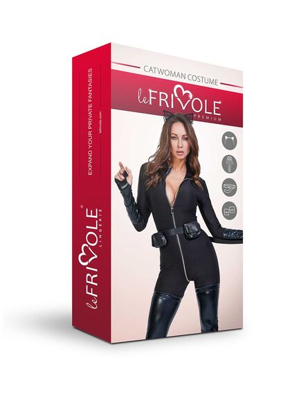 Костюм женщины кошки L/XL, Выберите размер : L/XL , изображение 3