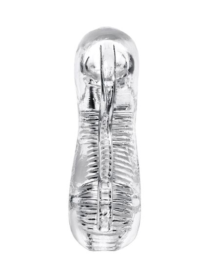 Мастурбатор нереалистичный для лингам массажа "Lingam by TOYFA Indira" Прозрачный, 14 см , изображение 4