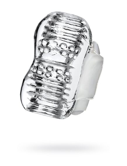 Мастурбатор нереалистичный для лингам массажа "Lingam by TOYFA Khani" Прозрачный, 9 см , изображение 3