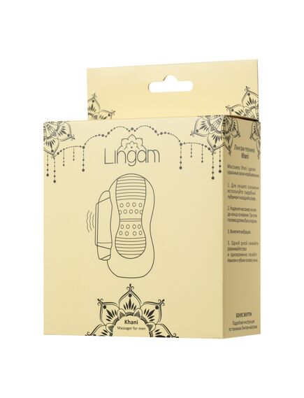 Мастурбатор нереалистичный для лингам массажа "Lingam by TOYFA Khani" Прозрачный, 9 см , изображение 8