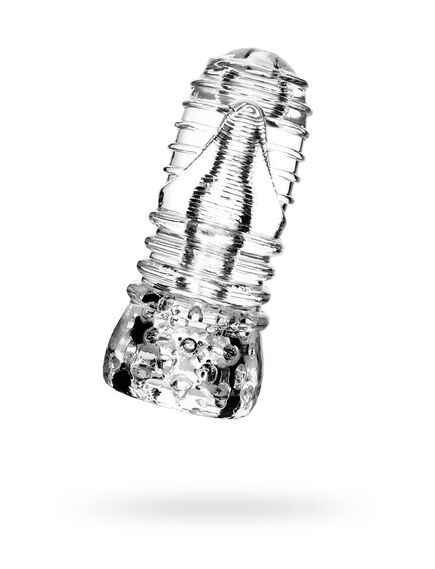 Мастурбатор нереалистичный для лингам массажа "Lingam by TOYFA Savitri" Прозрачный, 14 см , изображение 2