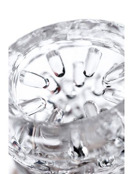 Мастурбатор нереалистичный для лингам массажа "Lingam by TOYFA Savitri" Прозрачный, 14 см , изображение 7