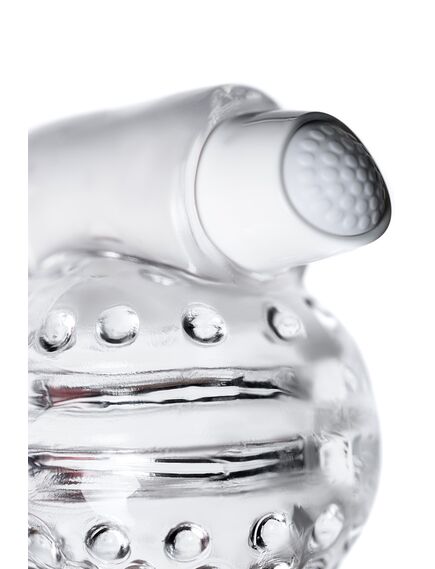 Мастурбатор нереалистичный для лингам массажа "Lingam by TOYFA Shakti" Прозрачный, 9 см , изображение 7