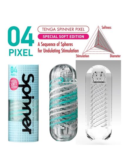 Мастурбатор Tenga Spinner Pixel Special Soft , изображение 3