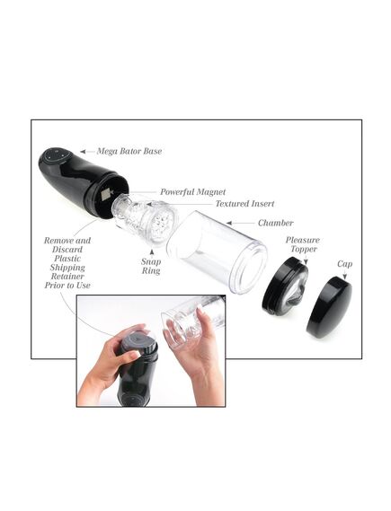 Мастурбатор- вагина с функцией ротации и поступательных движений Mega Bator , изображение 5