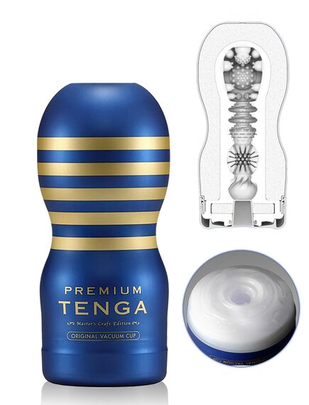 Мастурбатор TENGA PREMIUM с эффектом вакуума "Original Vacuum CUP" 