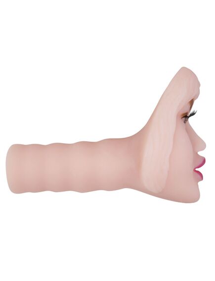 Мастурбатор в форме лица с вибрацией , изображение 4