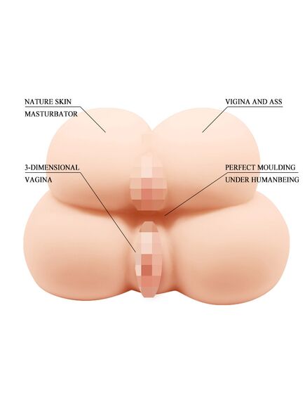 Сдвоенные попки мастурбатор с вибрацией , изображение 4