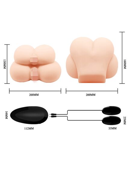 Сдвоенные попки мастурбатор с вибрацией , изображение 5