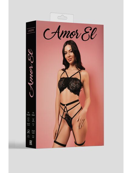 Комплект белья с поясом и гартерами, Размер M , изображение 3