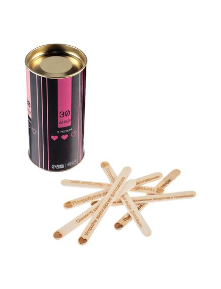 Игра для двоих Оки- Чпоки "30 дней", 18+, тубус , изображение 2