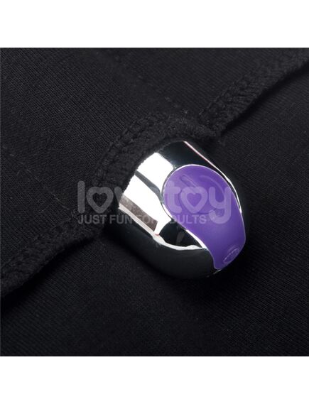 Шорты для страпона красные лакированные, размер L/XL , изображение 5