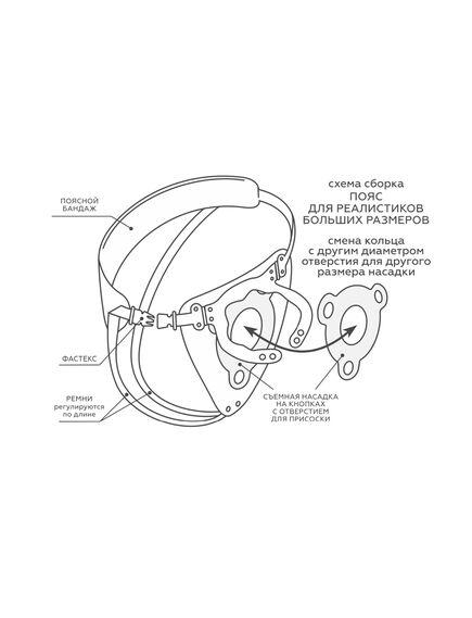Супер ГИГАНТ из неоскина на присоске со страпоном в коробке , изображение 4