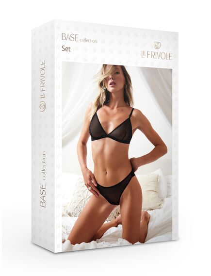 Базовый комплект из мягкого бюстгалтера и трусиков бразилиано (Base) L/XL , изображение 4