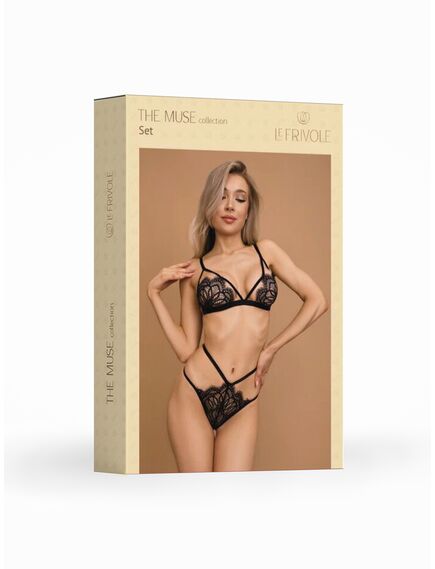 Контурный комплект с кружевом и стрепами (Muse) S/M , изображение 7