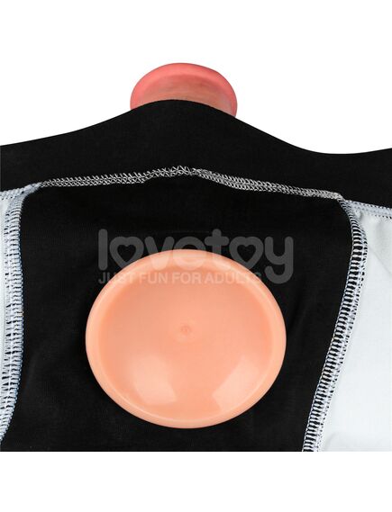 Шорты для страпона красные лакированные, размер M/L , изображение 8