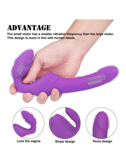 Страпон Nana RCT с пультом фиолетовый , изображение 3