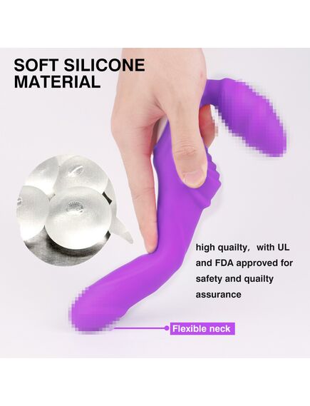 Страпон Nana RCT с пультом фиолетовый , изображение 4