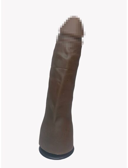 Страпон коричневый 17 см , изображение 3