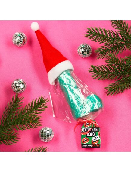 Леденец XXL в шапочке «Года», вкус: яблоко, 140 г. , изображение 3