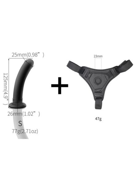 Фаллоимитатор с трусиками страпон 12.5 см , изображение 2