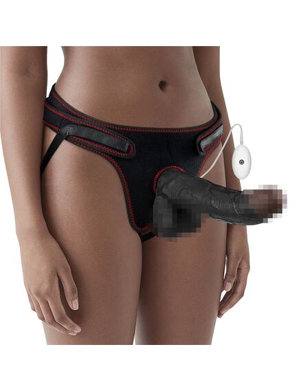 Страпон с вибрацией "Easy Strapon Set" 21,5 см , изображение 15