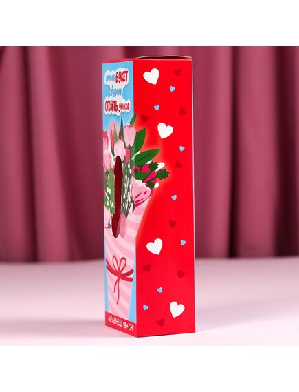 Леденец XXL «Букет» в коробке, вкус: клубника, 140 г. , изображение 4