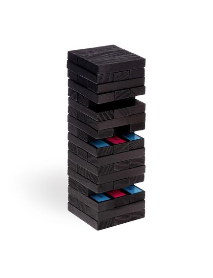 Дженга падающая башня «Территория соблазна» для двоих с плёткой и фантами, 54 бруска, 18+ , изображение 5