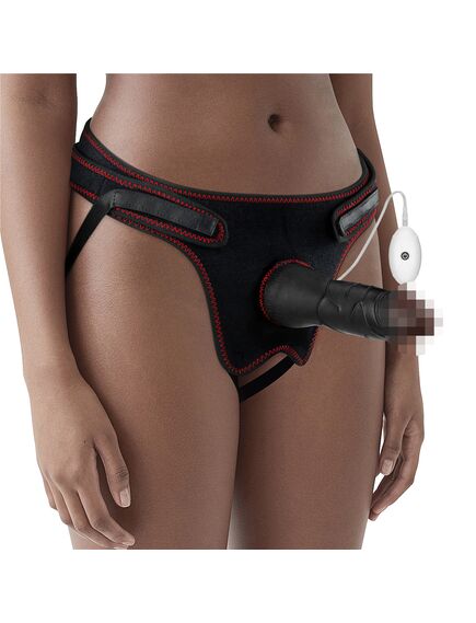 Страпон с вибрацией Easy Strapon Set 7.5'' , изображение 15