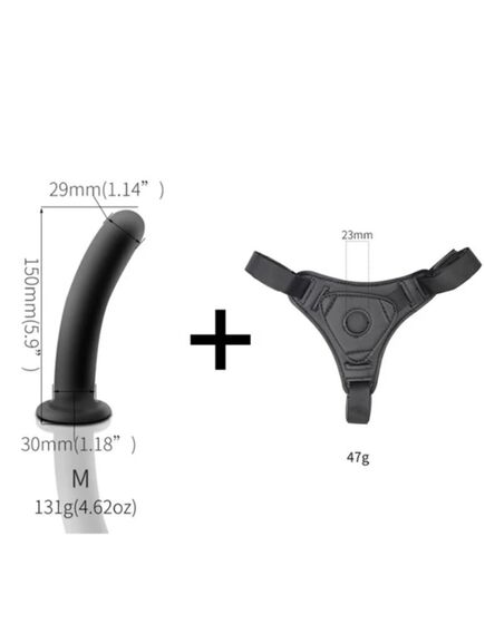 Фаллоимитатор с трусиками страпон 12.5 см , изображение 2