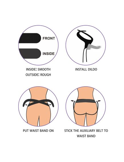 Страпон Easy Strapon Set 7.0 , изображение 3