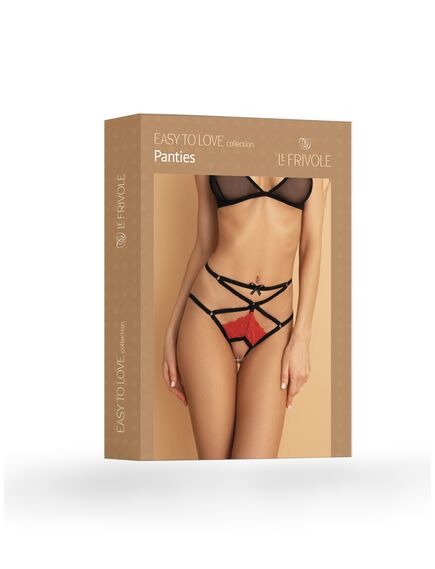 Трусики с доступом и переплетением  лент "Easy To Love", XS/S , изображение 2