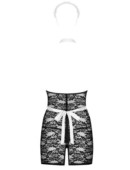 Ролевой костюм игривой горничной Obsessive SERVGIRL 4 pcs (S/M), Выберите размер : S/M , изображение 3