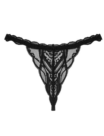 Трусики стринги с доступом Obsessive SEDILA THONG (S/M), Выберите размер : S/M , изображение 5