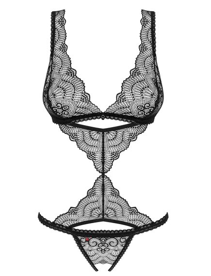 Соблазнительное боди Obsessive FIRELLA TEDDY , изображение 2