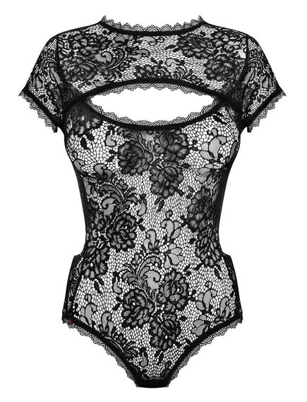 Соблазнительное боди Obsessive PEONESIA TEDDY L/XL , изображение 2