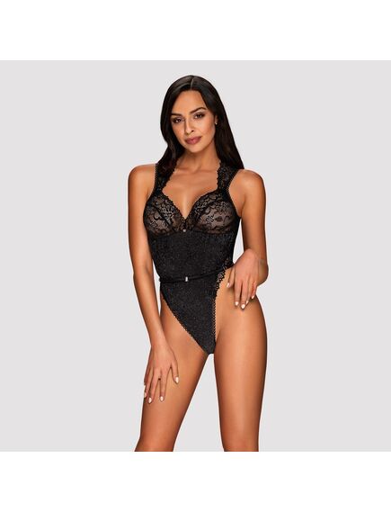 Соблазнительное боди Obsessive ELISETTA TEDDY (S/M), Выберите размер : S/M 
