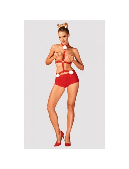 Комплект новогодниый OBSESSIVE MS REINDY (M/L), Выберите размер : M/L 