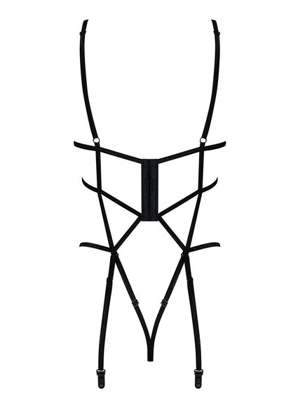 Откровенное боди Obsessive BADOSSA TEDDY (L/XL) , изображение 3