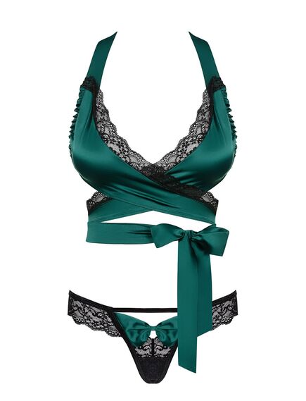 Оригинальный комплект SENSUELIA SET зеленый/черный S/M , изображение 3