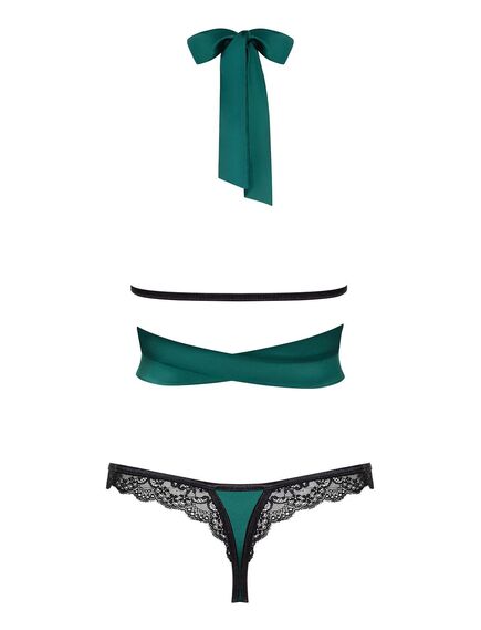 Оригинальный комплект SENSUELIA SET зеленый/черный S/M , изображение 4