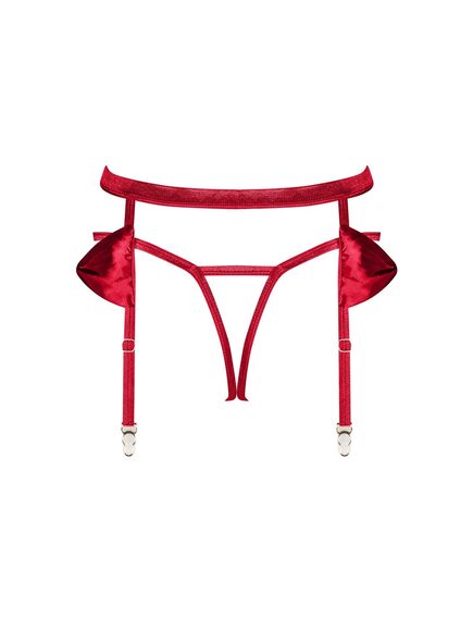 Пояс-трусики с бантиками "Rubinesa" red, S/M, Выберите размер : S/M , изображение 5