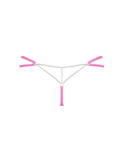 Трусики-стринги "Chainty" pink, L/XL, Выберите размер : L/XL , изображение 5