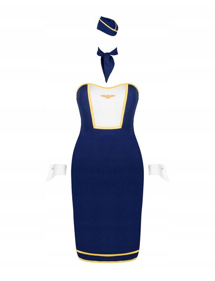 Костюм сексуальной стюардессы M/L, Выберите размер : M/L , изображение 5