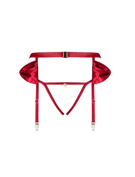 Пояс-трусики с бантиками "Rubinesa" red, L/XL, Выберите размер : L/XL , изображение 4