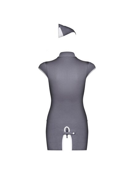 Костюм «Стюардесса» grey, S/M, Выберите размер : S/M , изображение 4