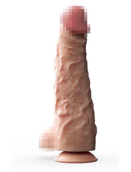 Фаллоимитатор неоскин - СУПЕРГИГАНТ с присоской в коробке , изображение 4