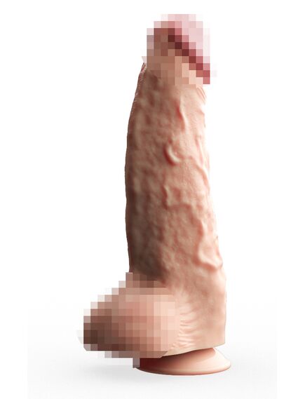 Фаллоимитатор неоскин - СУПЕРГИГАНТ с присоской в ламинате , изображение 2